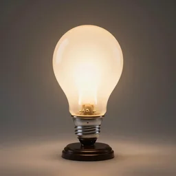 man's head as a lamp shape