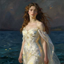 emily rose as the lady of the lake by william dyce and dante gabriel rossetti and william morris and william waterhouse