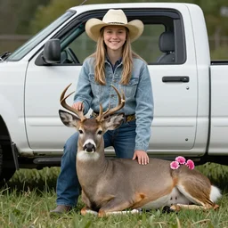“I was a lonely teenage broncin' buck, With a pink carnation and a pickup truck”