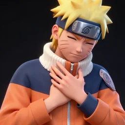 pain from naruto, 3D, photo realistic, octane rendering