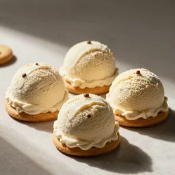fudge cookie ice cream balls