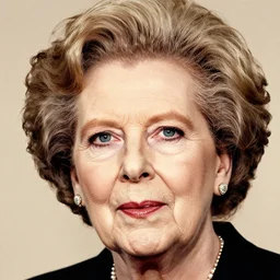 face unwrap texture of Margaret Thatcher, UV