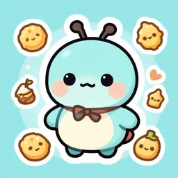 cute miss mascot leuphorie leuphorie blissey food sticker art, cronobreaker, beeple game icon