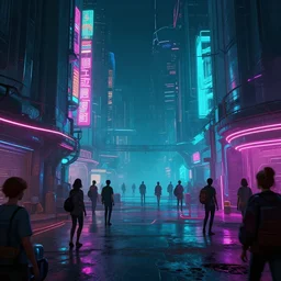 photo environement cyberpunk plain : 4, 4 k rtx hdr volume light concept studio matte painting environement digital illustration style cyberpunk 2 0 7 7 artstation artur tarnowski, mihai muscan, marcin tomalak, marta leydy, marcin stepien, charlotte hughes, zuzanna dabrowa neon bioluminiscence