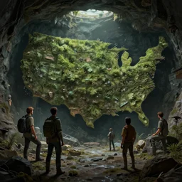 photo the last us environement part 2 underground 4 k rtx hdr volume light concept studio matte painting digital illustration fanart artstation by eytan zana and balazs agoston, jad saber, aaron limonick, pablo dominguez and florent lebrun and robby johnson