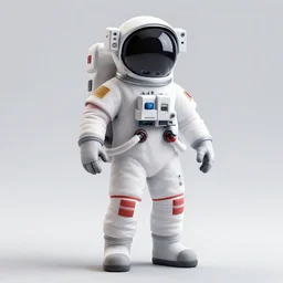 A stunning octane 3D render of an astronaut.