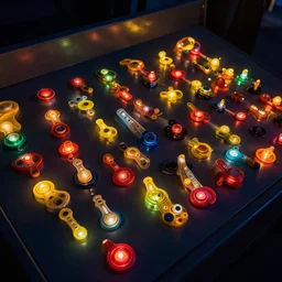 lighting fidgets fills q control panel, fairy punk, aerospace, night, illumination