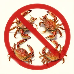 a 1 9 5 0 s era political poster about banning crabs -