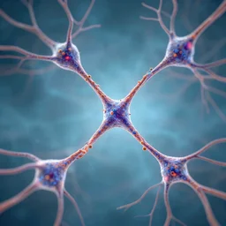 intergalactic plant branches between neurons