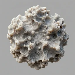 a render of a 3 d organic structure, floreal wilted pattern, c 4 d, made of marble, by zhelong xu and ernst haeckel, hyper realistic, plain background, 8 k, volumetric lightning, trending on artstation