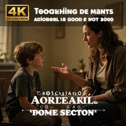 a 4K photograph, cinematic lighting, award winning photo of a kid explaining to his mom why socialism is a good thing, socialist style photo