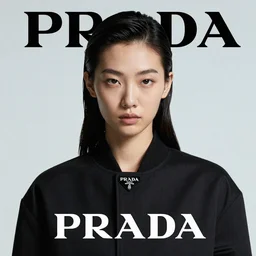 Prada advertising campaign portrait