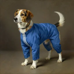 a dog in tight jeans painted by thomas cole