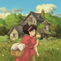 studio ghibli anime by wes anderson