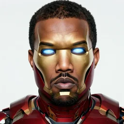 kanye west with ironman eyes