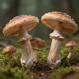 mushrooms fighting, highly detailed, photorealistc, 8 k