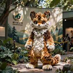 the fursuit exhibit at the zoo