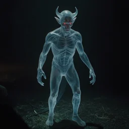 footage from the film paranormal phenomenon with transparent demon figure - 9