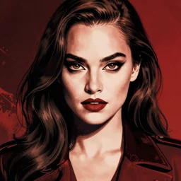 a movie poster of Margot Robbie looking sinister, by Tsutomu Nihei, highly detailed