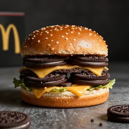 New Mcdonalds burger the Big MacOreo - A big mag but with oreo crackers instead of a bun