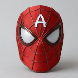 captain america with spiderman mask, photo