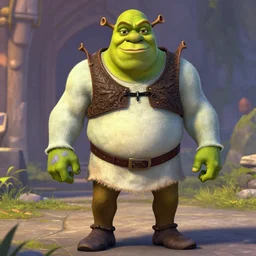 Shrek as Thanos Marvel