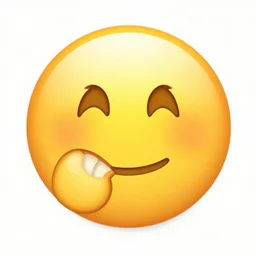 New emoji of biting your lip