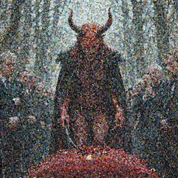 a funeral for Satan The Devil by Dariusz Zawadzki