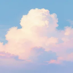 cloud illustration by james jean, pastel colors