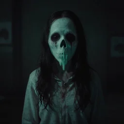 found photography of a demomorgon in the backrooms, dramatic light, low light, super realistic, found footage, artstation trending, horror color grading