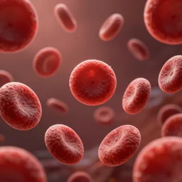 blood corpuscles in the blood, shallow depth of field, highly detailed, digital painting, trending artstation, concept art, illustration, cinematic lighting, vibrant colors, photorealism, epic, octane render