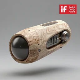 single cyborg weapon designed by c. a. k. e., marc newsom, zaha hadid, blond ltd, layer design ; natural materials ; industrial design ; behance ; le manoosh ; pinterest ; if design award ; reddot design award