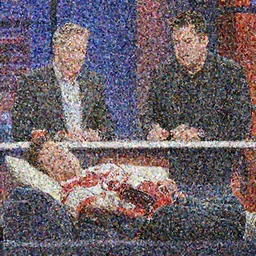 Coca Cola character fall asleep in front of Kevin O'Leary and Mark Cuban, in Shark Tank (2016)