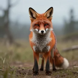 Film still of anthropomorphic fox, from Red Dead Redemption 2 (2018 video game)