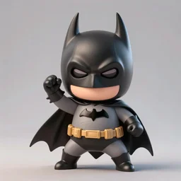 A ultra detailed matte painting of a chibi style Batman in a power stance pose, adorable, cute, trending on ArtStation,