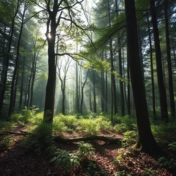 a beautiful forest