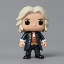 isaac newton stop motion vinyl action figure, plastic, toy, butcher billy style