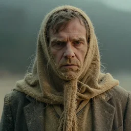 movie still of eric zemmour as sandman, cinematic shit, close shot
