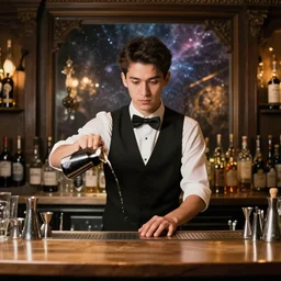 a bartender at the end of the universe