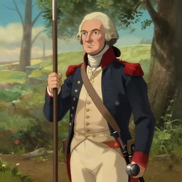 george washington revolutionary war still reimagined like spirited away