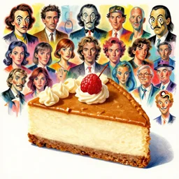 candy cream toffee cheesecake by beeple, artgerm, aaron horkey, amanda sage, bauhaus, salvador dali, bernie wrightson, bruce pennington, frank, stella, anne stokes, alena aenami, angus mckie, alex grey, don bluth, akira toriyama, chris moore, arthur adams, andre masson, dr. suess, brian despain. abstract, artstation, design 4 k, native, hd