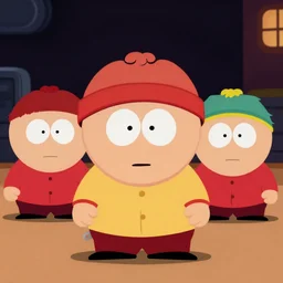 Star Wars, South Park style, highly detailed