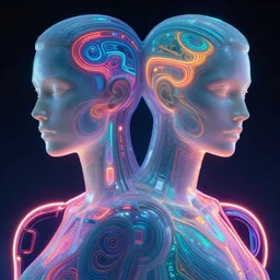 symmetry portrait of poly styrene, neon, day glo, mannequin, sci - fi, tech wear, glowing lights intricate, elegant, highly detailed, digital painting, artstation, concept art, smooth, sharp focus, illustration, art by artgerm and greg rutkowski and alphonse mucha