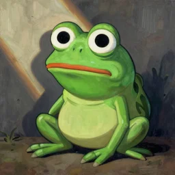 pepe the frog, by Walter Battiss,