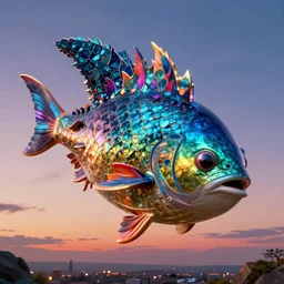 a beautiful painting of a godzilla fish, octane render, brilliantly coloured, intricate, ultra wide angle, trending on artstation, dusk, volumetric lighting, polished, micro details, ray tracing, 8k