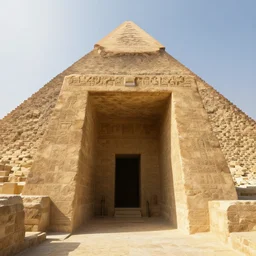 secret chamber in the pyramid, egypt, detailed, unreal engine 5