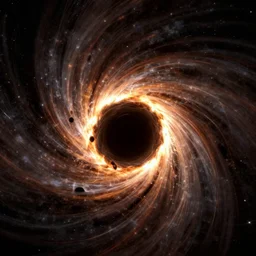 a black hole as a human