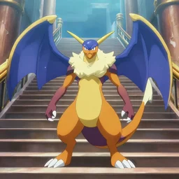 mewtwo the pokemon standing mid rms titanic grand staircase