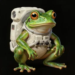 retro futuristic frog astronaut, intricate, elegant, highly detailed, centered, digital painting, artstation, concept art, smooth, sharp focus, illustration, artgerm, donato giancola, Joseph Christian Leyendecker, WLOP, Boris Vallejo, Artgerm