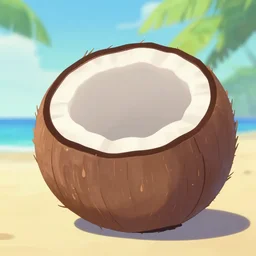 coconut, animated